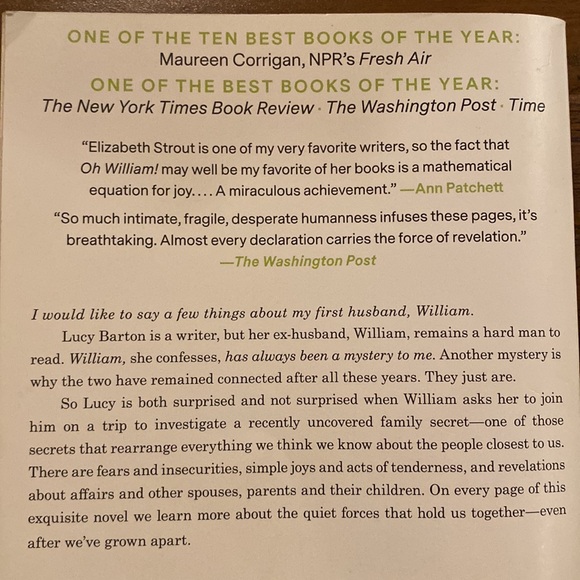 NEW YORK TIMES BESTSELLER Oh William! By Elizabeth Strout - Picture 3 of 4